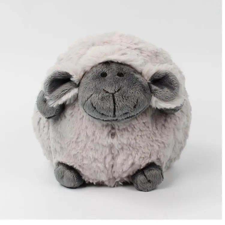 Dark Grey Variant Fluffy Sheep Stuffed Animal