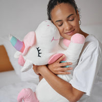 Thumbnail for Plushie Sparkles Giant Singing And Playing Unicorn stuffed animal white