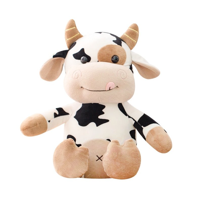 Devache Stuffed Animal Milky The Cute Huge Cow Plushie Stuffed Animal - 30 Inch