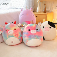 Thumbnail for Devache Kawaii Plushie Cute Cow Cat Unicorn Pig Plushie Stuffed Toys