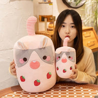 Thumbnail for Devache Kawaii Plushies Cuddly Cat, Rabbit & Dog Bubble Tea Cup Plushie Toys