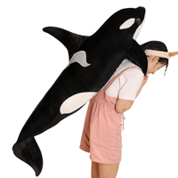 Thumbnail for Devache Stuffed Animal Sapphire The Acrobat Whale Plush Pillow